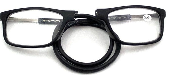 Magnetic Clip-On Reading Glasses +1.00 with Case