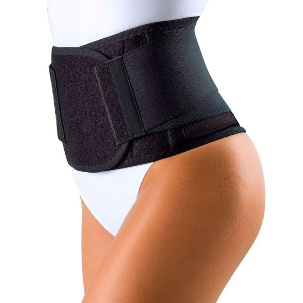 Lumbar Support Corset (20cm) ORTO PK-210 XXL Black