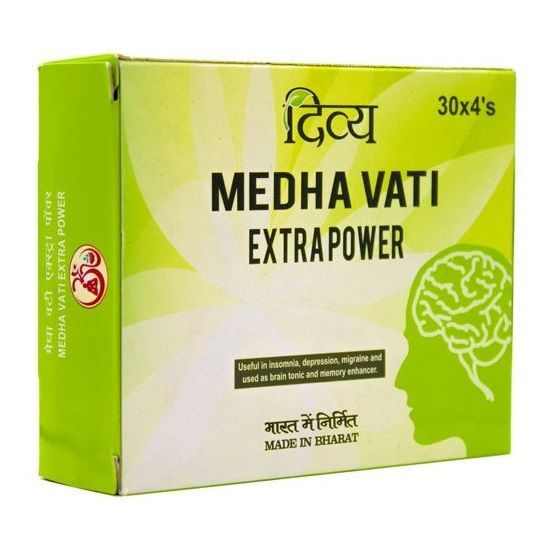 Divya Medha Vati (120 Tablets): Ayurvedic Brain Supplement