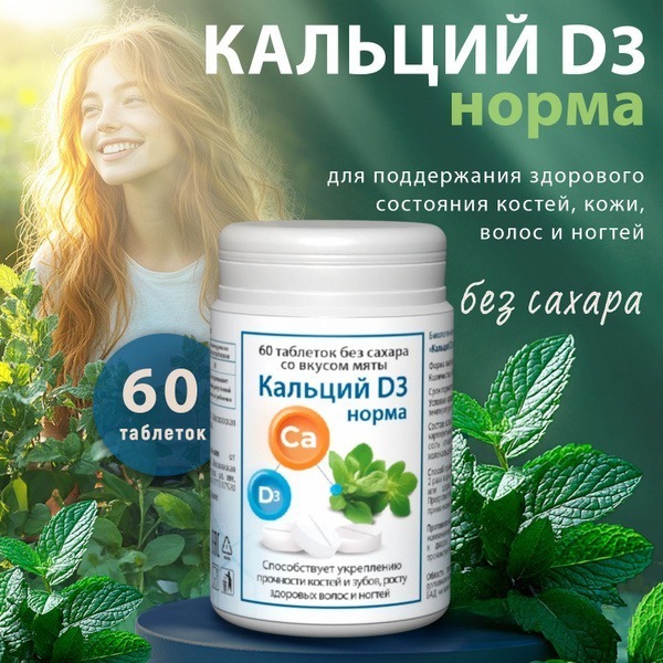 Sugar-Free Calcium D3 Gummies with Mint Flavor
