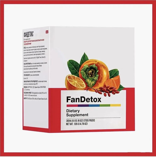 FanDetox 30-Sachet Powder Supplement