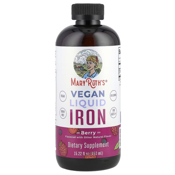Mary Ruth's Organic Berry Liquid Iron for Kids (450ml)