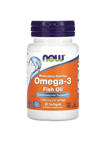 Omega-3 Fish Oil 1000mg - 30 Capsules