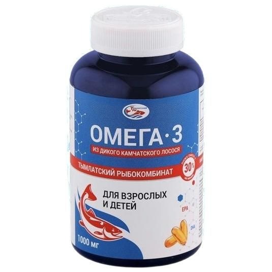 Wild Alaskan Salmon Omega-3 1000mg - 1300mg Capsules