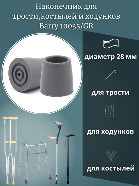 28mm Walker Tip (10035GR) - Single Unit