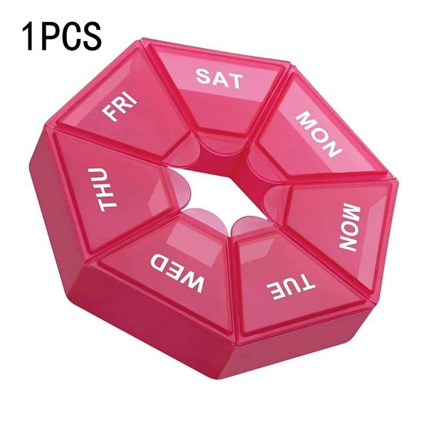 7-Day Pill Organizer: Portable Travel Pill Case & Medicine Box