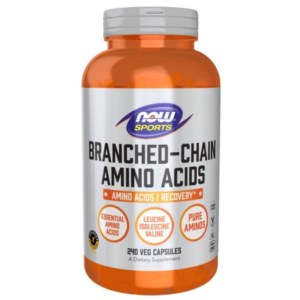 NOW Sports BCAA 240 Capsules (884mg)