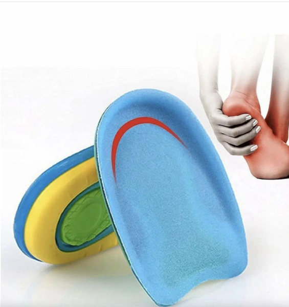 Heel Spurs Relief: Gel Heel Cups for Shoe Inserts (Sizes 40-45)