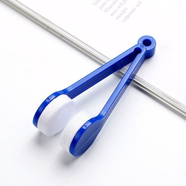 Microfiber Eyeglass Cleaning Cloth & Brush