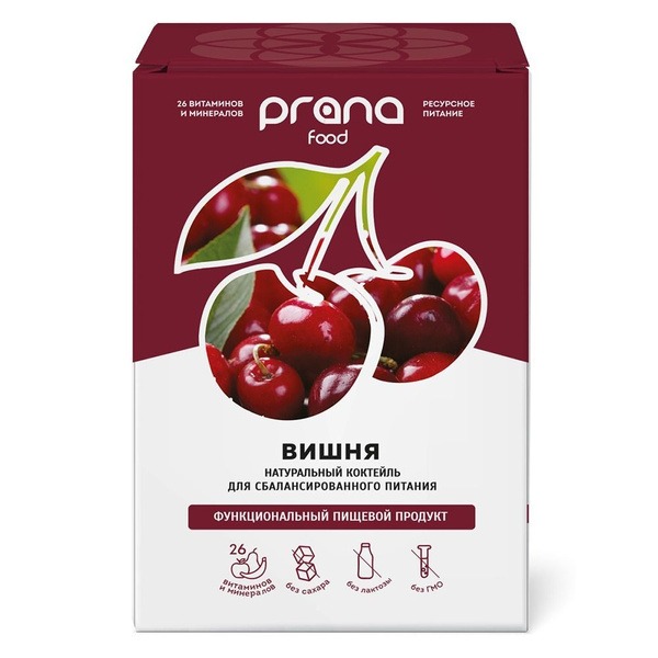 PRANA Food Cherry Slimming Cocktail Sachets (8 x 30g)