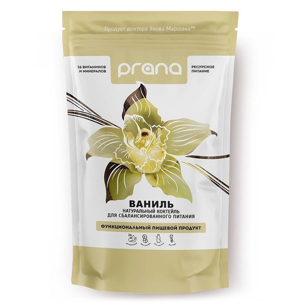 PRANA Food Vanilla Slim Cocktail - 450g Pouch