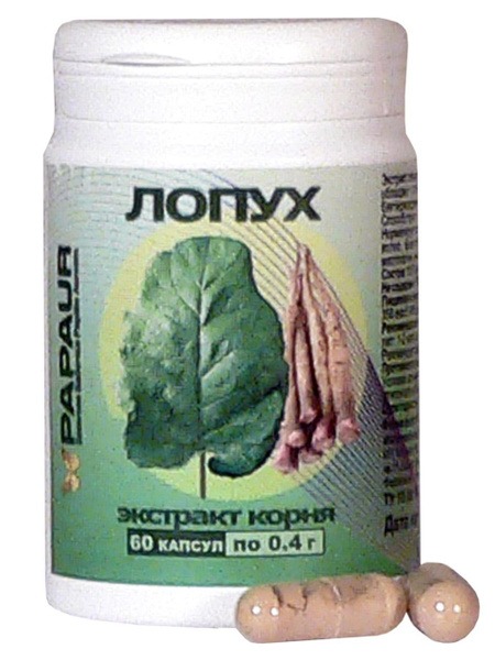 Burdock Root Extract (100% Water-Soluble) - 60 Capsules (400mg)
