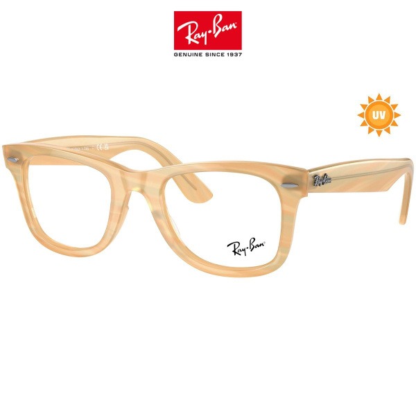 Ray-Ban 4340V 8383 Wayfarer Sunglasses (50mm) - Ease Optics Change