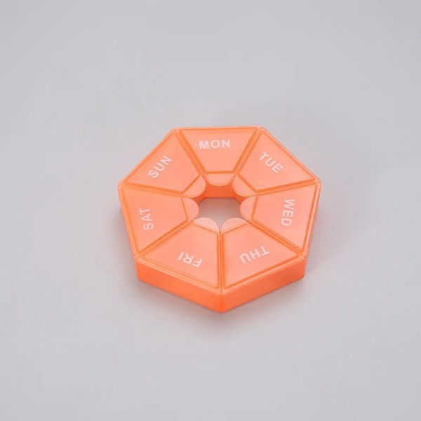 7-Day Pill Organizer: Portable Travel Case for Medicine & Candy