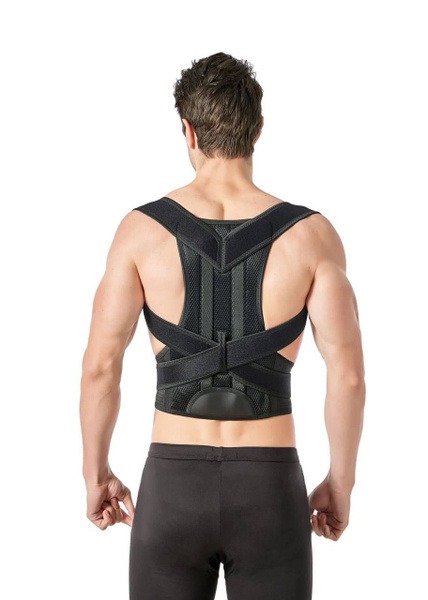 Back Support Brace with Rigid Stays: Comfortable & Orthopedic