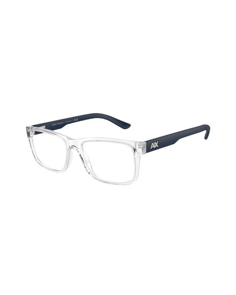 Armani Exchange Men's Square Clear Frame Glasses (0AX 3016 8033 53)