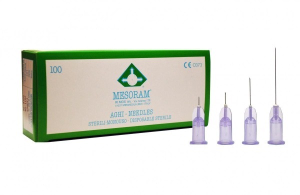Mesoram 30G Mesotherapy Needles (0.3x13mm, 100 Pack)