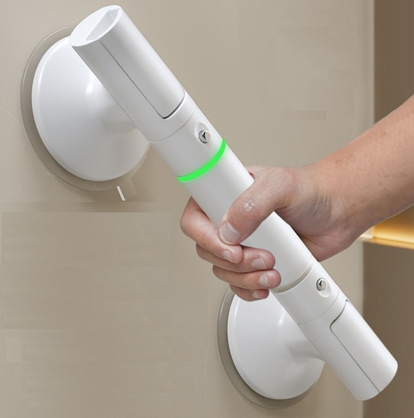Bathroom Grab Bar with Vacuum Suction Cups for Seniors