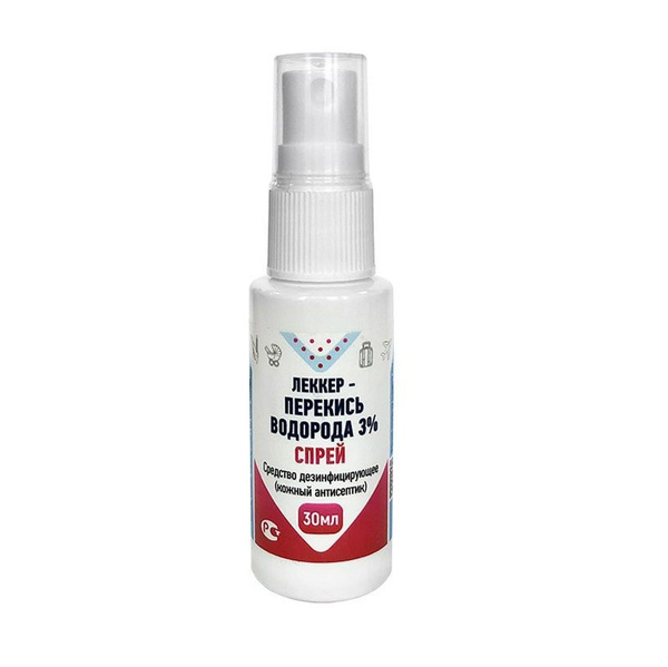 Lekker 3% Hydrogen Peroxide Spray (30ml)