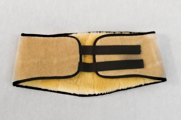 Sheepskin Back Warmer Belt