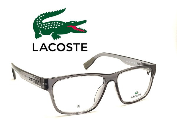 Lacoste Clear Gray Eyeglass Frames