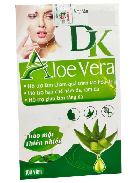 Aloe Vera 100 Capsules Vietnam: Pure Extract Supplement