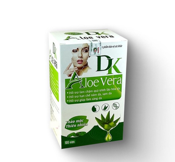 Aloe Vera 100 Capsules Vietnam: Pure Extract Supplement
