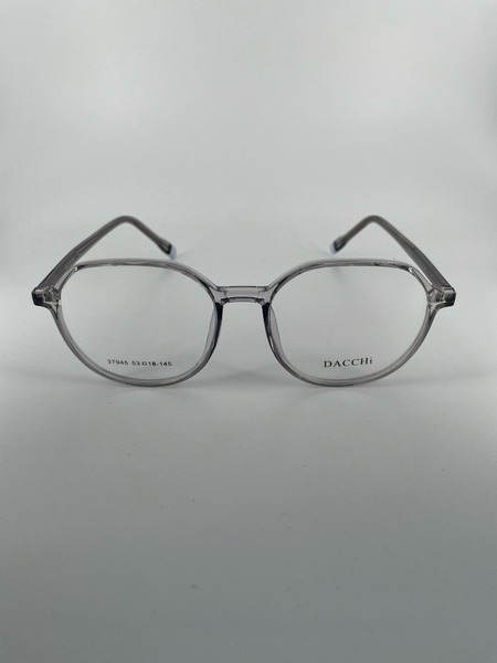 Dacchi D37945c3: Clear Round Plastic Eyeglass Frames (Men's & Women's)