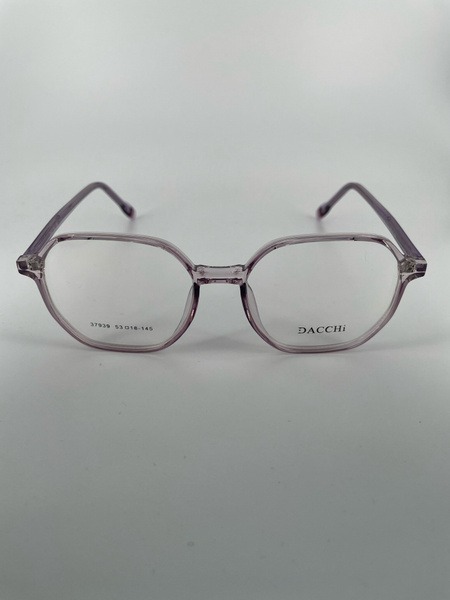 Dacchi D37939: Clear Round Plastic Eyeglass Frames (Men's & Women's)