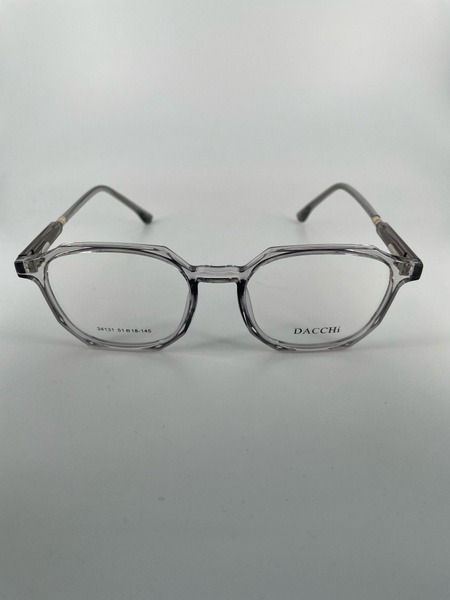 Dacchi D34131: Clear Round Plastic Eyeglass Frames (Men's & Women's)