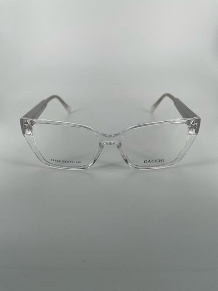 Dacchi D37852 Clear Square Plastic Women's Eyeglass Frames