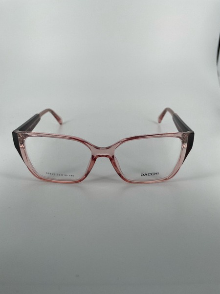 Dacchi D37852: Clear Square Plastic Women's Eyeglass Frames