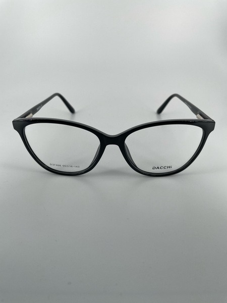 Dacchi D37468: Black Transparent Plastic Women's Eyeglass Frames