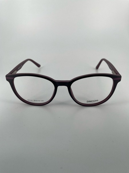 Dacchi D34113 Round Plastic Eyeglass Frames: Men's & Women's
