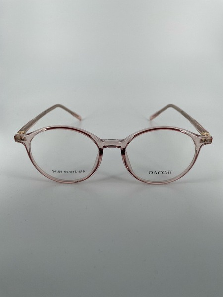 Dacchi D34154 Clear Round Plastic Women's Eyeglass Frames
