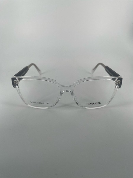 Dacchi D37850 Clear Square Plastic Women's Eyeglass Frames
