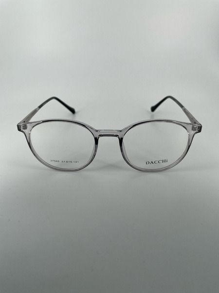 Dacchi D37940 Clear Round Plastic Eyeglass Frames (Men's & Women's)