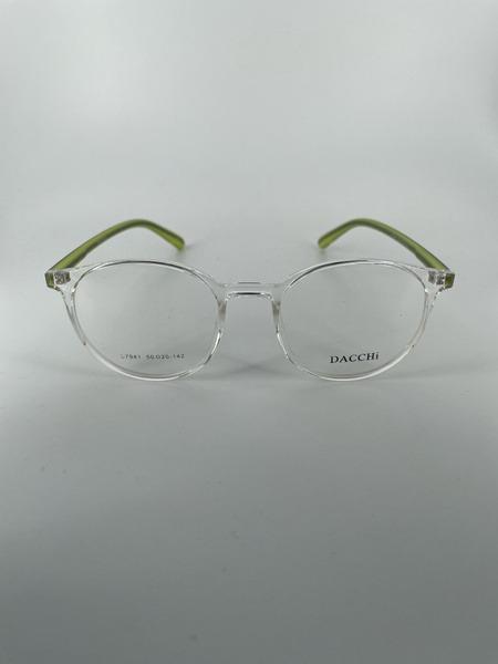 Women's Clear Round Plastic Eyeglass Frames Dacchi D37941