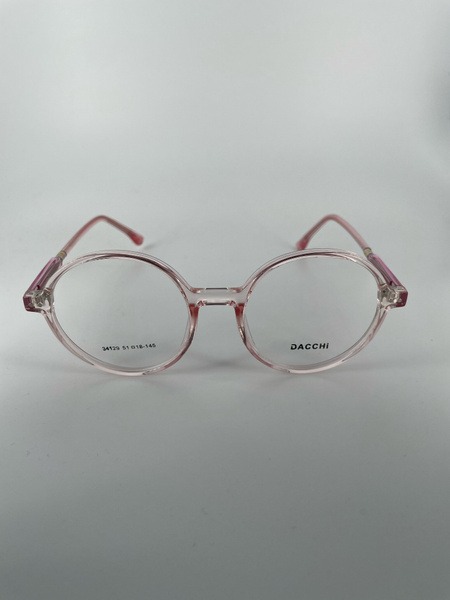 Dacchi D34129 Clear Round Plastic Eyeglass Frames (Unisex)
