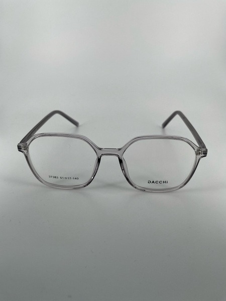 Dacchi D37383: Clear Round Plastic Eyeglass Frames (Men's & Women's)