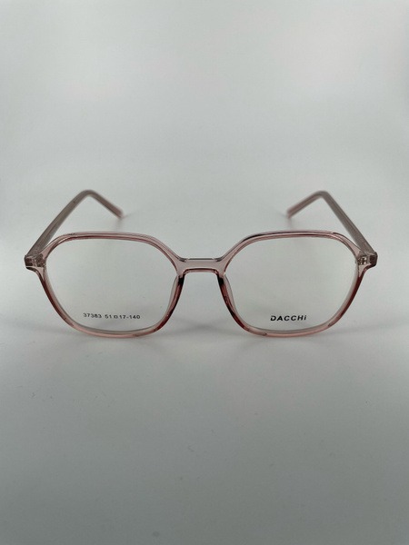 Dacchi D37383: Clear Round Plastic Eyeglass Frames (Men's & Women's)