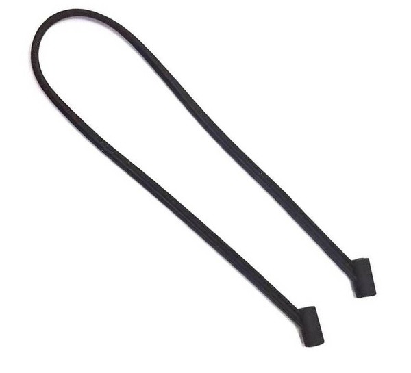 Black Silicone PMX Retainer Strap for Shooting Glasses (44cm)