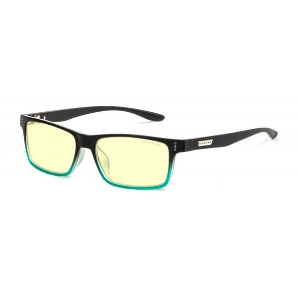 GUNNAR Cruz Amber (Natural) & Onyx Teal Computer Glasses - CRU-08401