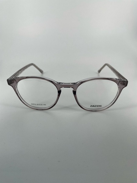 Dacchi D24570 Clear Round Plastic Eyeglass Frames (Men's & Women's)