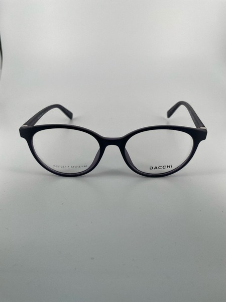Black Round Plastic Eyeglass Frames (Men's & Women's) - Dacchi D35728A-1