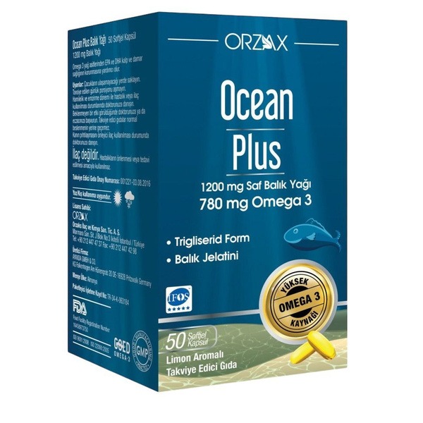 Omega-3 Plus: 50 Capsules