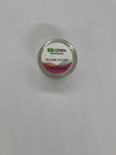 SD Ceram Stain Powder: Yellow 2 Dentin Shade Powder (3g)