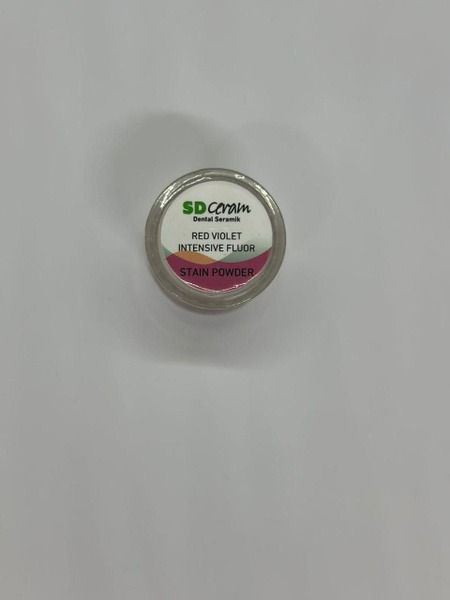 SD Ceram Stain Red Violet Intensive Fluor Powder Pigment (3g)