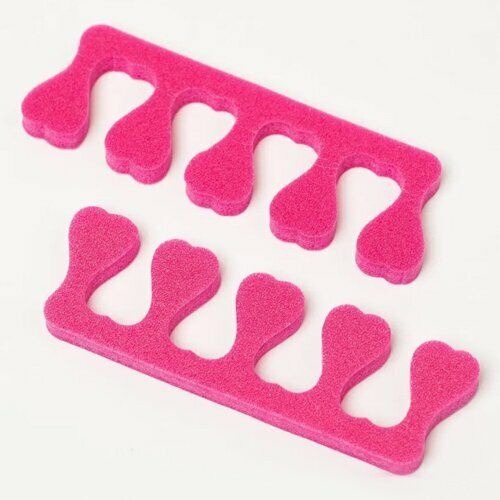 Toe Separators: 25 Pairs of Pink Foam Toe Spacers