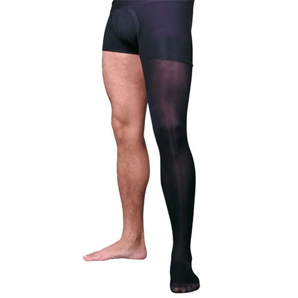 Black Compression Stockings, 20-30 mmHg: M-Lotos Brand